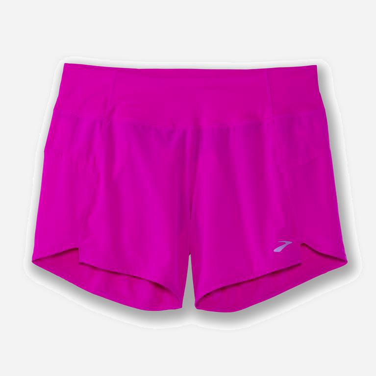 Brooks Women's Chaser 5 Running Shorts Singapore - Magenta (68259-XPQM)